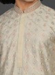 Silk Thread Work Kurta Pajama For Wedding